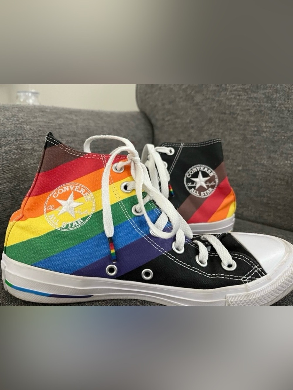 Special Edition 2020 Converse High Top Sneakers Equality Diversity